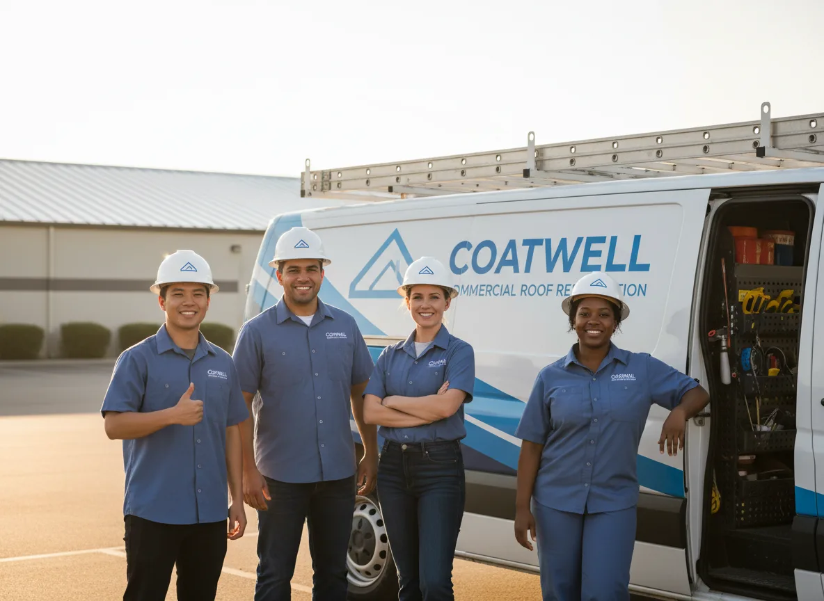 Commercial roof coating company in Van Dyne, WI